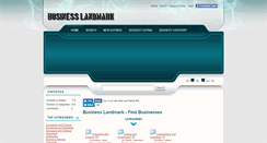 Desktop Screenshot of businesslandmark.com